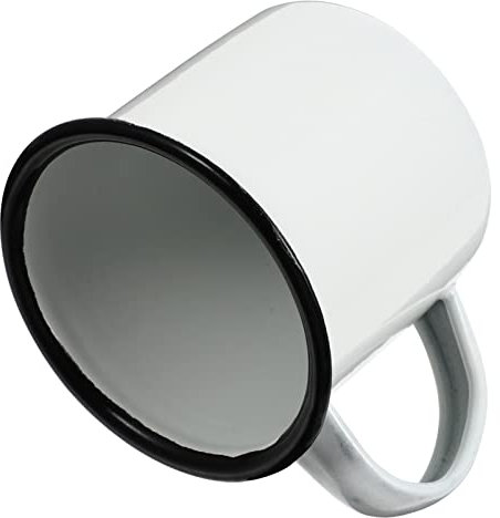 TOPBATHY Taza de café esmaltada vintage para camping, taza de té de metal pequeña, copas de vino de granja, taza de leche retro para fiesta en casa, senderismo, picnic