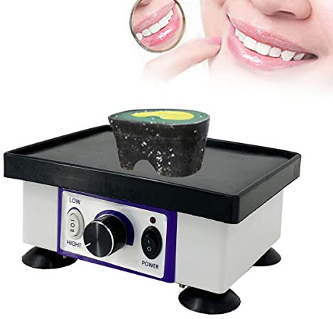ECUTEE Dental Oszillator Gips Vibrator Square Dentalrüttler Gipsrüttler Rüttler Vibrator 120W Lab Equipment Vibrating für Dentallabor-Ausrüstung Zahnärztlicher Krankenhaus Zahnarzt Klinik