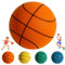 Usper Silent Basketballkorb, 2023 Neuester leiser Indoor Basketball, Schaumstoff Dribbling Trainingsball für den Innenbereich, hochdicht, stumm Basketball Indoor für Kinder