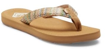 Roxy Porto - Beach Flip-Flops for Women - Strand-Sandalen - Frauen - Grün.