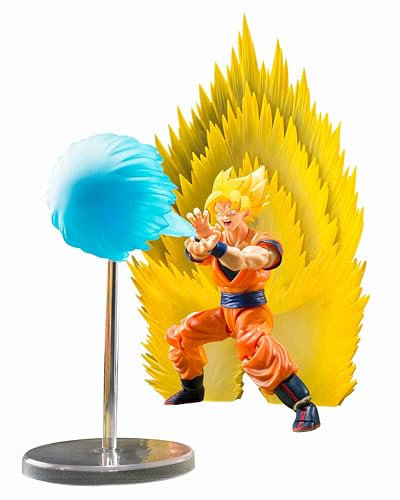 Super Saiyan Son Goku's Set Teleport Kamehameha Ver. 15 cm Dragon Ball Effect Parts SH figuarts