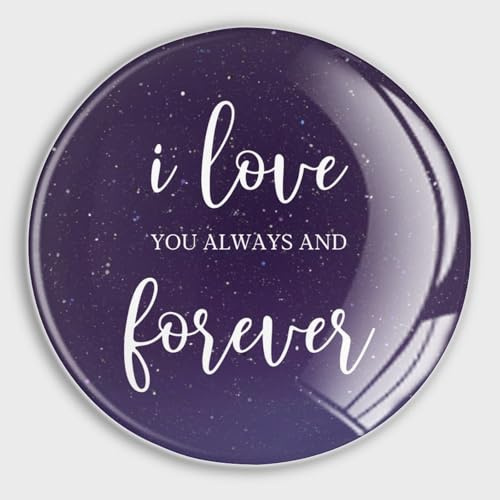 I Love You Always And Forever Fridge Magnets with Quotes Refrigerator Magnets Glass Fridge Magnets for Whiteboard Kitchen Funny Sticker for Home Decoration Office Locker