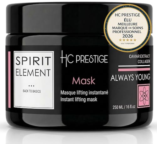 HC Prestige Masque Cheveux Brillance Extrême 250ml – Cure Jeunesse & Régénération Profonde – Collagène de Caviar & Kératine – Réparateur, Anti-Âge & Brillance Miroir – Sans Silicone – Made in France