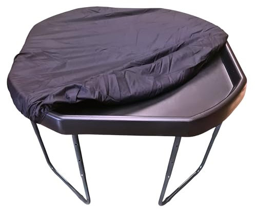 KUB®️ 3-in-1 XL 100cm Black Tuff Tray Activity Table - Ultimate Sensory Play for Kids, Gardens | Sand and Water Table - Adjustable Stand, Waterproof Cover - Premium Quality Fun!