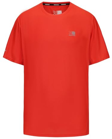 Karrimor Mens Run Short Sleeve T-Shirt Crimson Red L