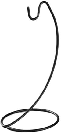 MagiDeal Tabletop Banana Hanger Iron Banana Hook Lightweight Banana Keeper Banana Rack Banana Holder Stand Modern Banana Tree Stand for Countertop Kitchen Table, Black