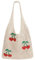 SUOSDEY gehäkelte Mesh Strand Tote Bag, Sommer Urlaub Ästhetische Strick Boho Umhängetasche für Frauen beige