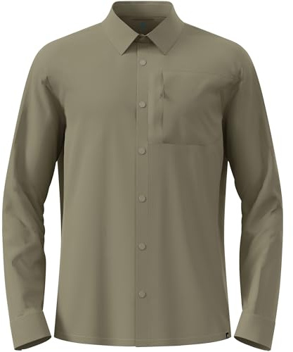 Odlo Herren Wanderhemd Essential Regular Fit Khaki (138), XL