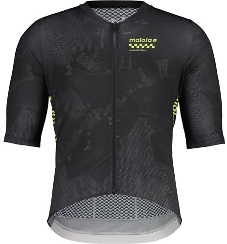 Maloja Herren PushbikersM. Aero Trikot, deep Black, XL