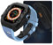 JPXXFM Adecuado para el Kit de modificación de Fibra de Carbono de Apple Ultra 8 49 mm ， Reloj Case Fluoroelastomer Strap, para iWatch S8/7/6 45 45 44 mm Serie RELAJE RELAPE CORREP ), VeBlabs