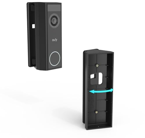 Holaca Adjustable 0 to 45° Angle Mount for Eufy Security Video Doorbell C31 | Eufy C31 Doorbell Angle Mount Plate Wedge Kit