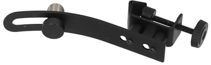 Dpofirs Pince de Micro de Batterie Robuste, Support de Montage Stable pour L'enregistrement de Performances de Batterie, compatibilité Polyvalente, Métal