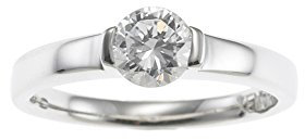 Xenox Damen Ring Solitaire (Silber)