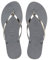 Havaianas - You Metallic, Sandales Confortables, Élégantes et Polyvalentes, Fines Lanières à Finition Métallisée, Petit Talon, Femme