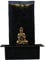 Mur d’Eau Zenitude - Fontaine d’intérieur avec Spot LED Jaune - Grande Fontaine de Table avec Statue Bouddha Amovible - Ambiance Zen pour salon, bureau, chambre - Cadeau Original - H: 40cm - Zen’Light