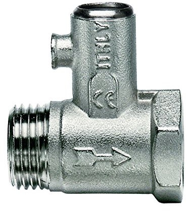 Valvola di sicurezza per scaldabagno Misure: 3/8