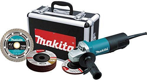 Makita 9557PBX1 4-1/2 Angle Grinder Promo Pack