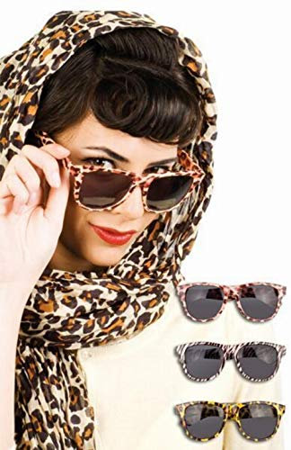 PIMP Brille für Erwachsene - Leopard