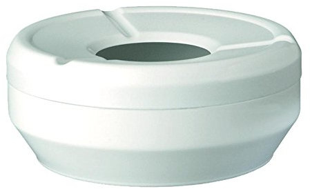 APS 83612 Windaschenbecher CASUAL, Ø 12 cm, Höhe 4,5 cm, Melamin, weiß