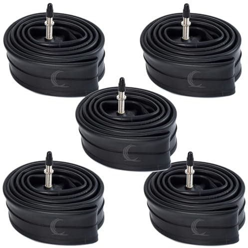 Cámaras de 26 Pulgadas x 1,75 a 2,1 Pulgadas para Bicicleta de montaña, con válvula Presta, 5 Unidades