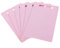 SIDCO Schneidebrett 6 x Frühstücksbrett Schneidbrett Frühstücksbrettchen rosa 24x15 cm