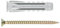Index Fixing Systems BZTPPOTS08 Taco de Cuatro Segmentos con Tirafondo, 8 x 40 mm, 5 x 60 mm, Set de 6 Piezas