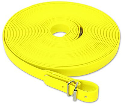 Mystique® Biothane Schweißriemen 13mm neon gelb 10m