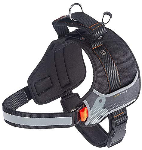 Ferplast Dog Harness Hercules Extra Large, Adjustable, Padded, Resistant, Scratchproof, Visible In The Dark, With Handle