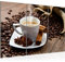 Runa Art Wandbilder Küche Kaffee Bild XXL Esszimmer Küchenbilder Braun Coffee 120 x 80 cm 3 Teilig 501831a