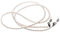 rainbow safety Brillenkette Brillenband Brillenhalter Schlangenkette Natürliche Edelstein Perlen Amazonit Achat Tigerauge Amethyst RC (Shell Pearl White)