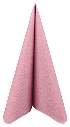 APARTina Servietten stoffähnlich aus Airlaid - UNI, stoffähnliche Serviette Hochzeit Hochzeitsservietten hochwertig, perfekt für verschiedene Anlässe Taufe Hochzeit Kommunion (Altrosa, 33 x 33 cm)