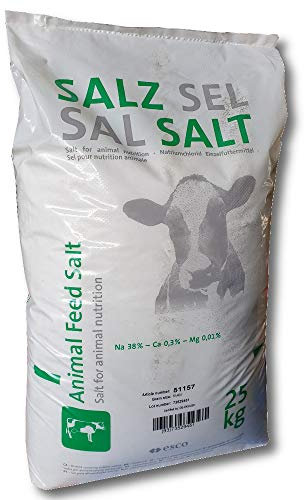 esco Viehsalz 25 kg Natriumchlorid Futtersalz Einzelfuttermittel Natursalz
