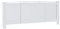 Tidyard MDF Radiator Cover Radiator Cover Cabinet for Office Hallway Living Room Bedroom White 205 cm