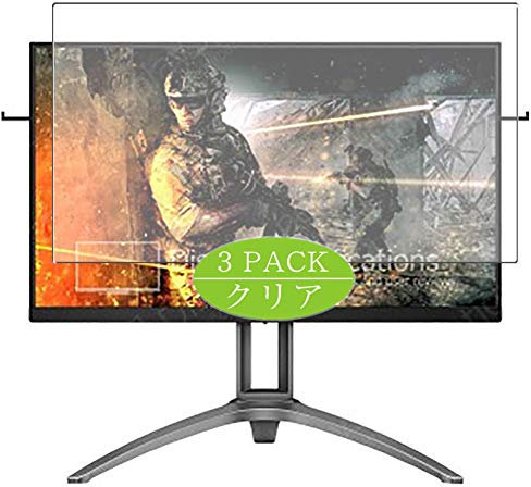 VacFun 3 Piezas Protector de Pantalla, compatible con AOC AGON AG273QZ 27 Monitor, Screen Protector Película Protectora (Not Cristal Templado) NuevaVersión