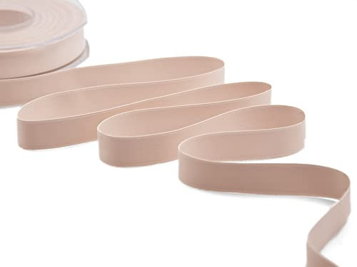 Furlanis - Doppio Raso Opaco, Nastro per Decorazioni, Pacchi Regalo, Bomboniere - Rosa Cipria, 15 mm x 20 m