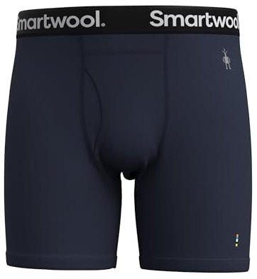 Smartwool Men's Merino Boxer Brief, Black, Medium