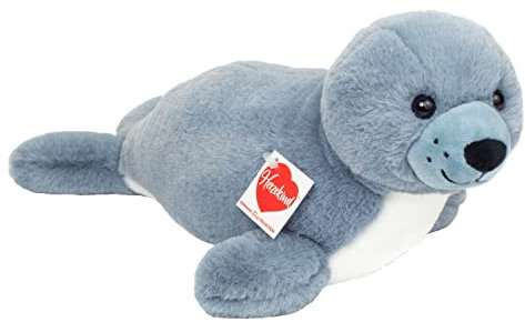 Teddy Hermann Herzekind 93947 Robbe Romi Seehund 33 cm, Kuscheltier, Plüschtier
