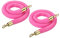 PATIKIL 4 Pieds Rose Clair Velours Étançon Corde, 2 Paquets Foules Contrôle Barrières Corde avec Mousquetons pour Postes Travail Queue Diviseur de Hôtel Théâtre, Doré