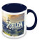 The Legend Of Zelda: Breath of the Wild (Sunset) Taza interior de color azul oscuro de 315 ml