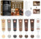 Leather Restorer Kit - 7 Color Leather Filler, Paste & Scratch Repair for Sofas, Car Seats & Jackets