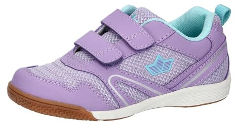Lico Unisex Kinder Boulder V Hallenturnschuhe, Lila Türkis, 34 EU