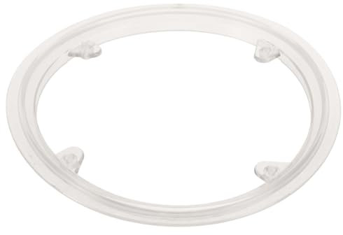 Toddmomy Bike Chainring Bashguard Mountain Bike Chain Protector White 4-hole Sprocket Guard Bicycle Chain Interface Guard for Off-road Cycling