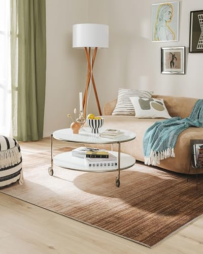 benuta Pop Teppich Laury - Beige 200x300 cm - Kunstfaser - Rechteckig & im Style: Uni, Elegant, Minimalistisch - Pflegeleicht für Wohnzimmer Schlafzimmer
