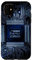 Carcasa para iPhone 11 Placa base Microchip Circuit IT Ordenador Fondo Azul