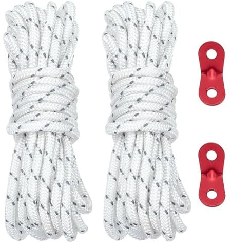 WEBEEDY 2 Pcs Umbrella Replacement Cord line 26 FT Patio Umbrella String Patio Umbrella Line,Patio Umbrella Replacement Parts for Outdoor Picnic Courtyard Deck Nylon Rope Umbrella Accessories
