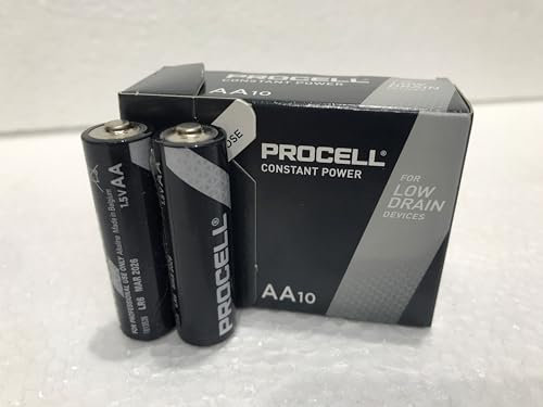 10x PROCELL AA Batteries, Ideal for Home Use.