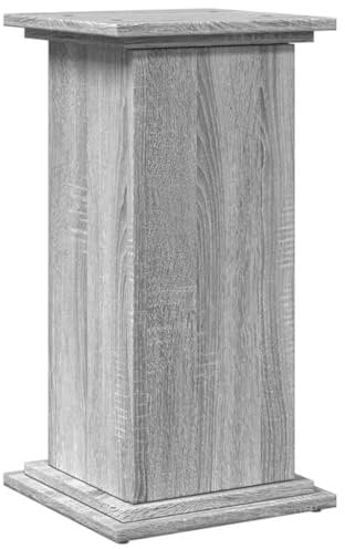 vidaXL Postament mit Stauraum Grau Sonoma 31x30x60 cm Holzwerkstoff