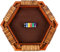 OASIS: Shut-The-Box Würfelspiel, klassisches Mathespiel aus Holz mit 12 bunten Würfeln für 2–6 Spieler, Brettspiel für Familie, Klassenzimmer, Zuhause, Party oder Pub, perfektes Spiel für jeden Anlass