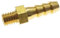 5pcs Mini Brass Pipe Fitting Connector Adapter M4 M5 M6 M8 Metric Male Thread to 3mm 4mm 5mm 6mm Hose Barb OD(M5x0.8 to 5mm)
