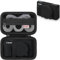 BOVKE Case for Canon PowerShot SX740 / SX730 Digital Camera, 1* Canon SX740 HS Hard Carrying Case + 1* SX740 Camera Soft Rubber Cover with Removable Lens Cover, Black